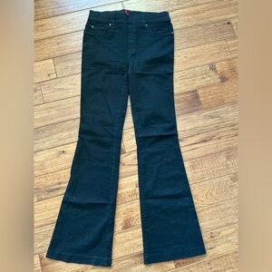 SPANX black flare jeans, medium